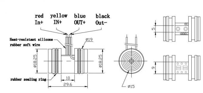 HT20V 100mv Sensor Tekanan 10VDC Piezoresistive Sensor Deteksi Tekanan Diferensial 1