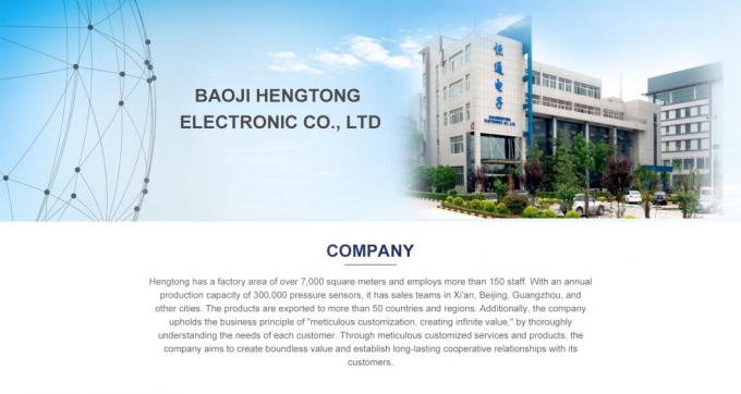 HT diffused silicon oil-filled pressure sensor