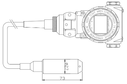 BHZ93420III Air Level Transmitter Stainless Steel Intelligent Level Transmitter 0