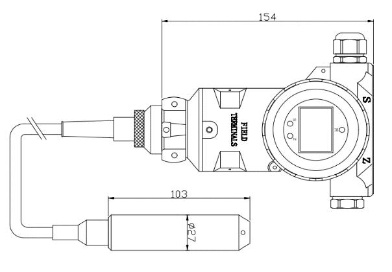 BHZ93420III Air Level Transmitter Stainless Steel Intelligent Level Transmitter 2