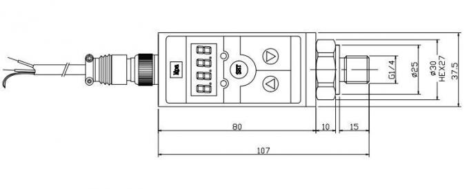 Switch tekanan diferensial elektronik komersial 2 titik switch switch kontrol elektronik 0