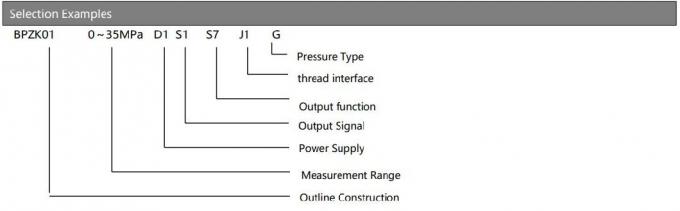 BPZK01 Stainless Steel Pressure Switch Electronic Digital Pressure Gauge Untuk Pengendalian Proses 4