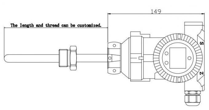 BT93420-III Transmitter Indikator Suhu LCD Untuk Sensor Suhu Cairan 0