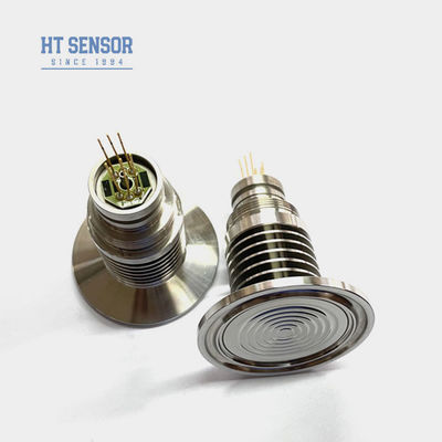 Transduser Tekanan Silikon HT-IQT Flange Mudah Dibersihkan Sensor Tekanan Suhu Tinggi